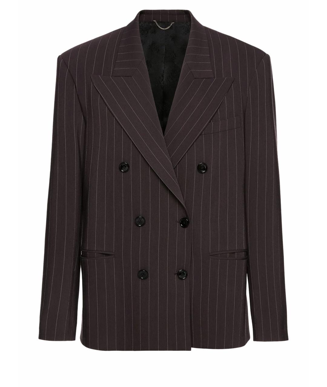 MAGDA BUTRYM Коричневый шерстяной жакет/пиджак, фото 1