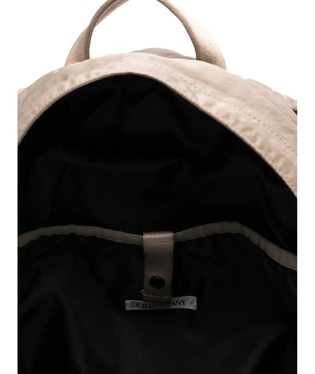 CP COMPANY Бежевый синтетический рюкзак, фото 4