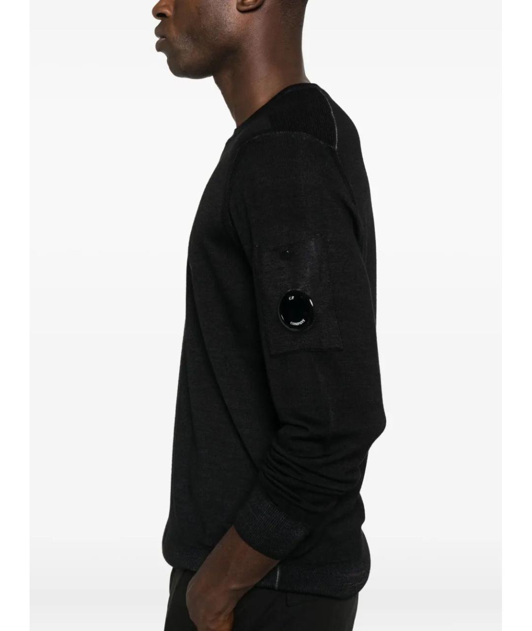 CP COMPANY Черный шерстяной джемпер / свитер, фото 5