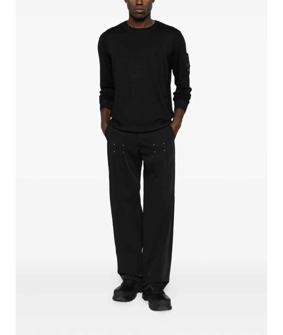 CP COMPANY Черный шерстяной джемпер / свитер, фото 2