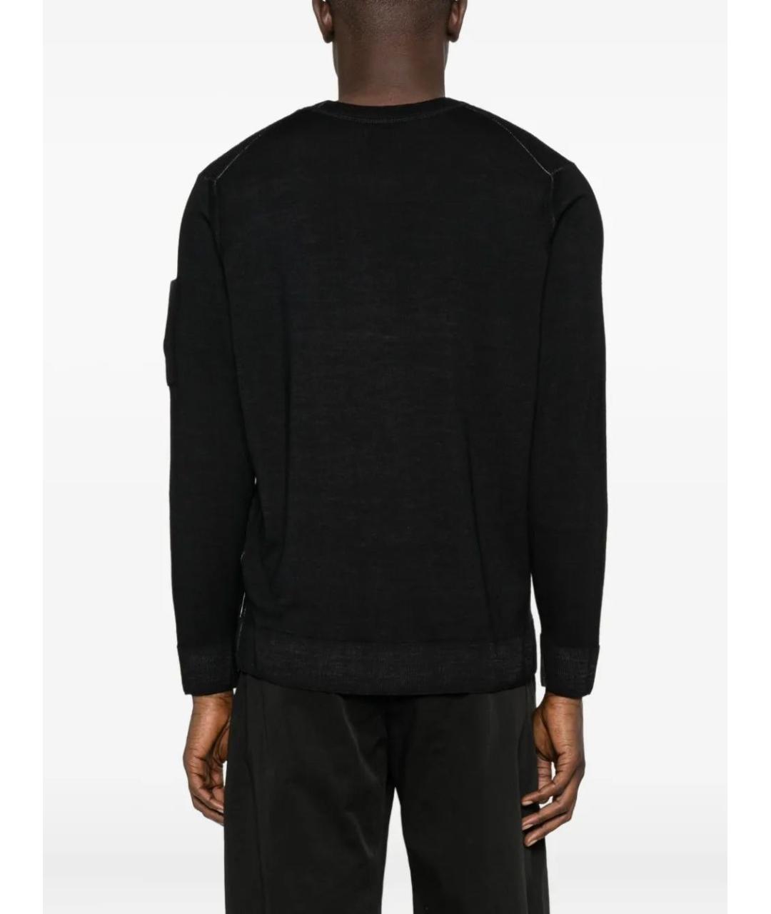 CP COMPANY Черный шерстяной джемпер / свитер, фото 4