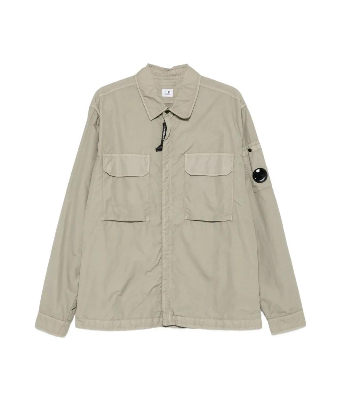 CP COMPANY Бежевая кэжуал рубашка, фото 1