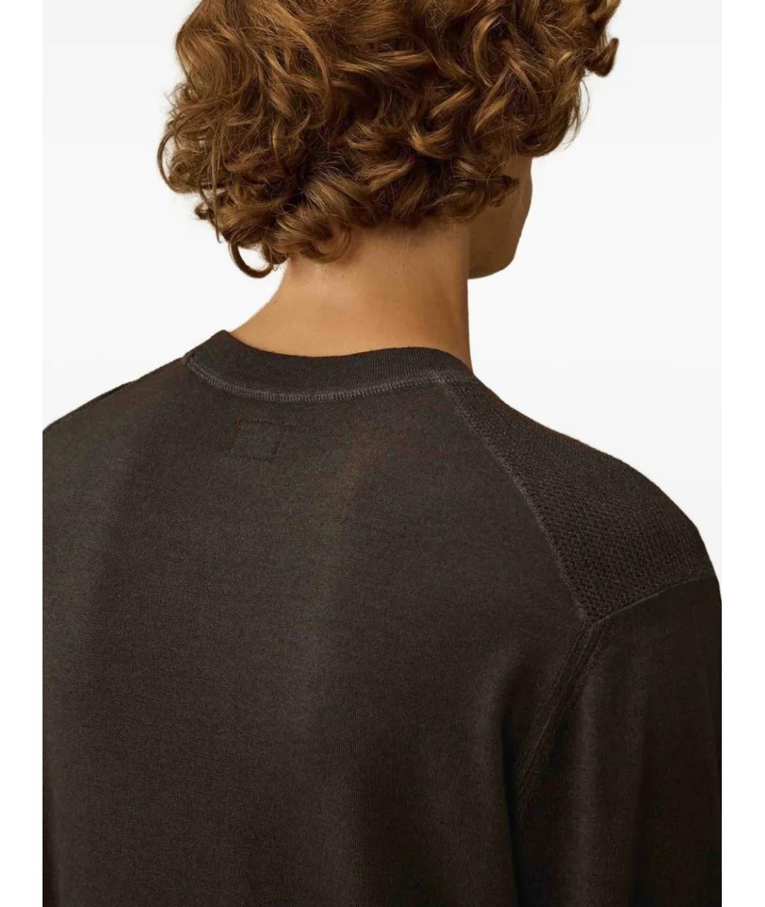 CP COMPANY Коричневая шерстяная куртка, фото 4