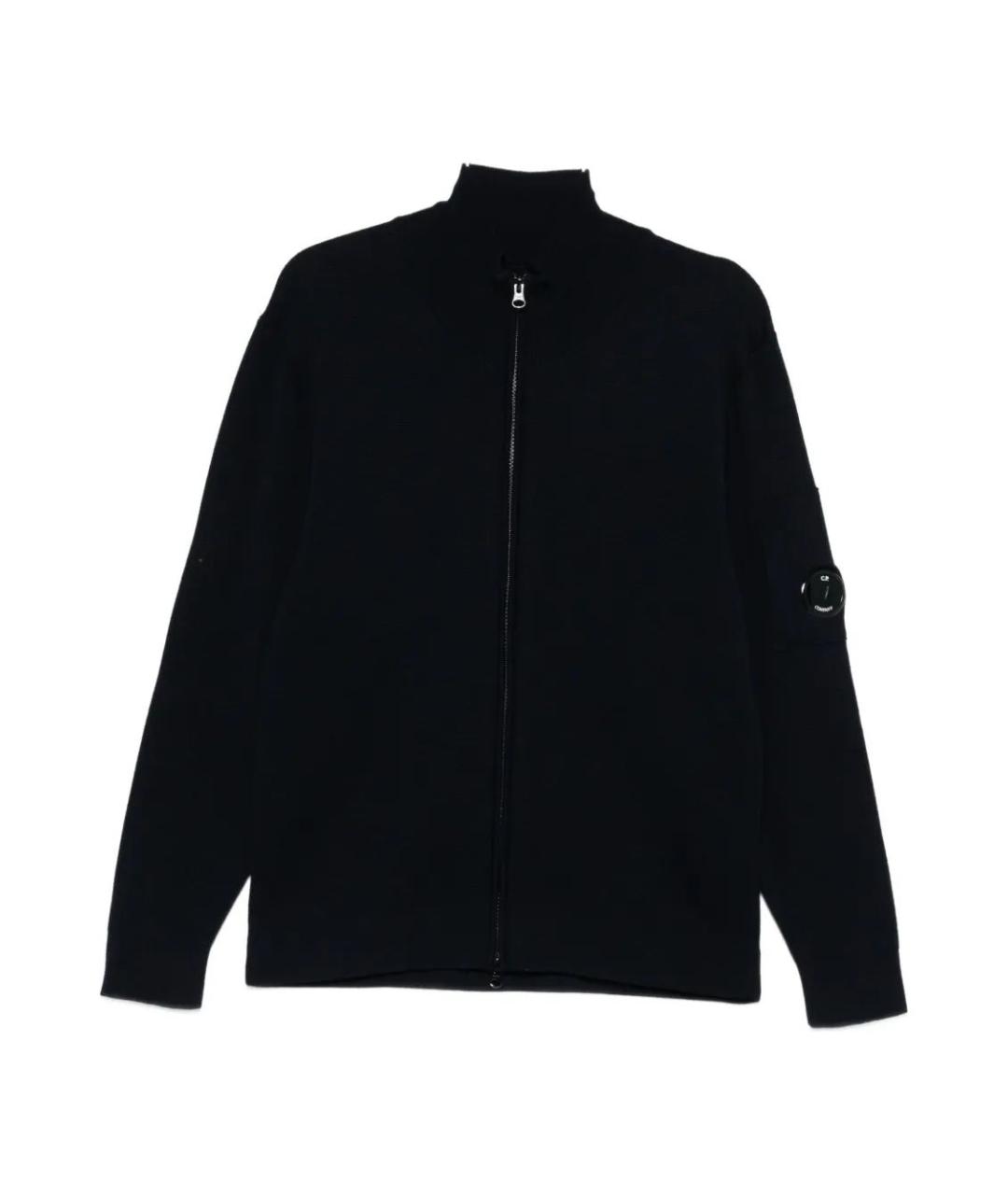 CP COMPANY Темно-синий шерстяной кардиган, фото 1