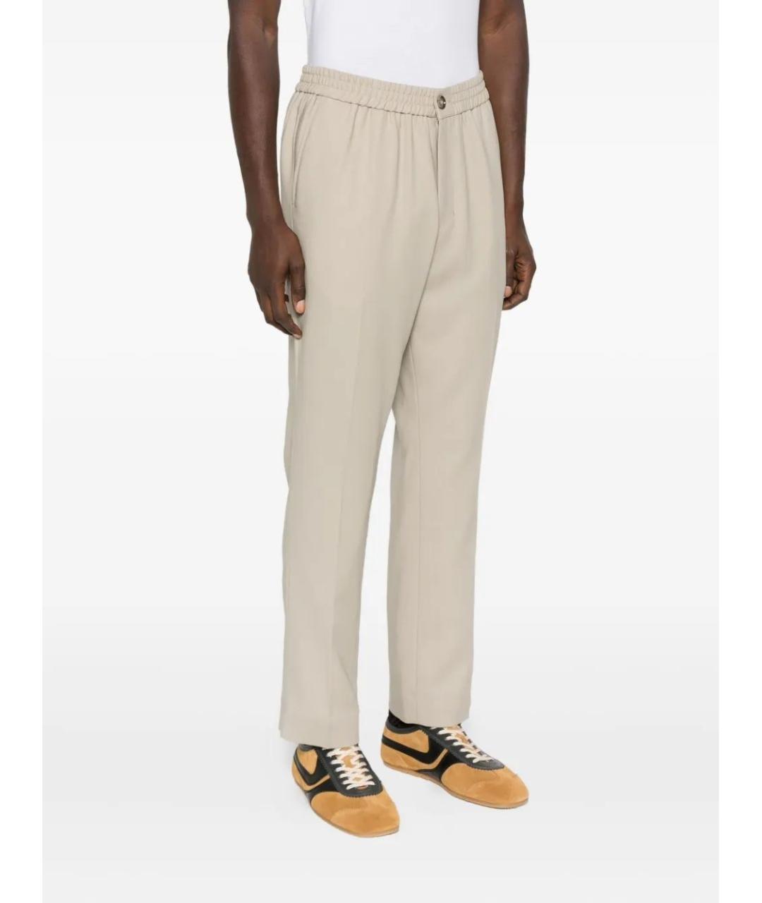 Ami Paris Бежевые шерстяные плавки, фото 3