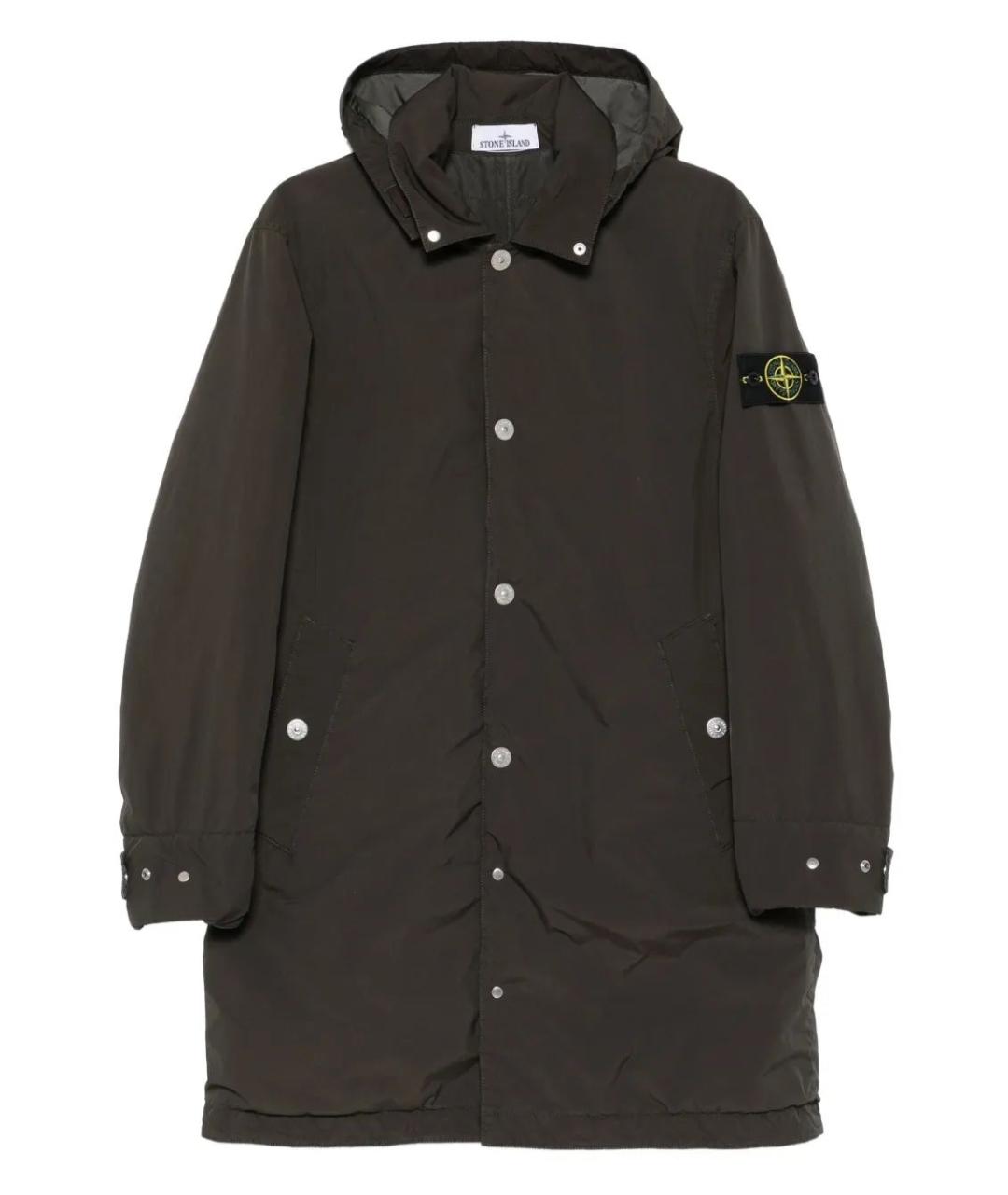 STONE ISLAND Антрацитовое пальто, фото 1