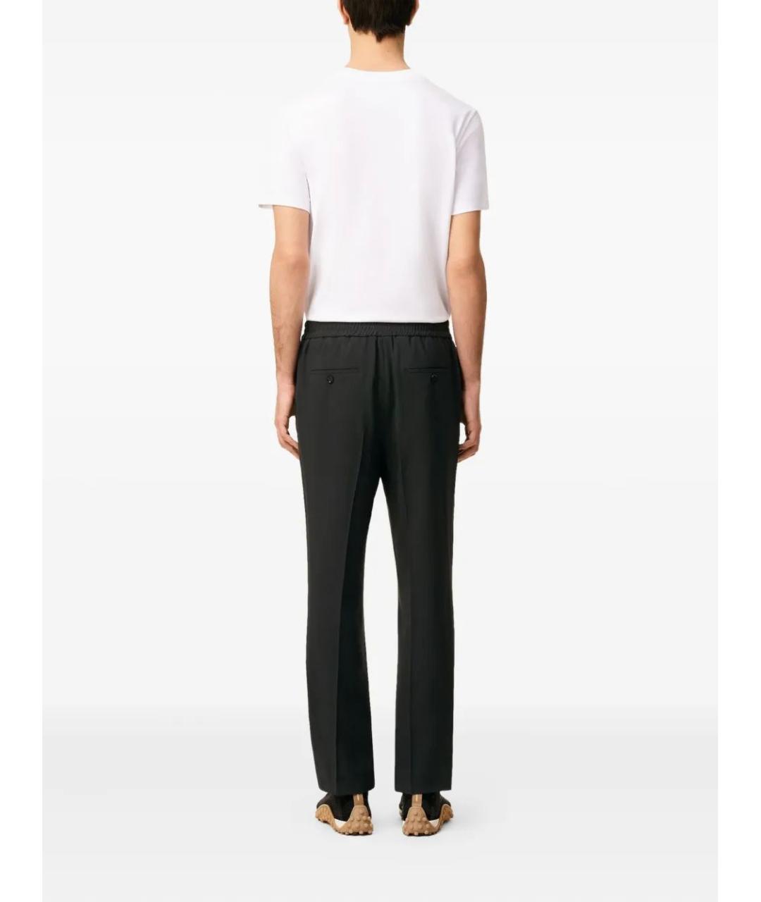 Ami Paris Черные шерстяные повседневные брюки, фото 4