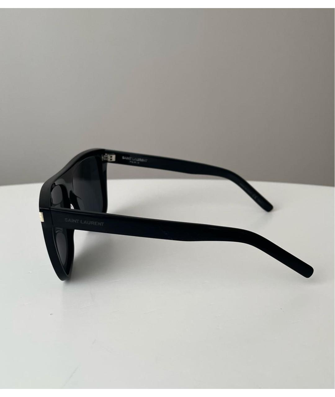 SAINT LAURENT Черные солнцезащитные очки, фото 3