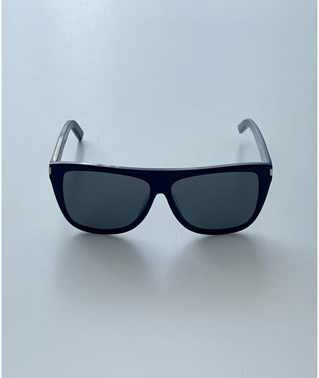 SAINT LAURENT Черные солнцезащитные очки, фото 2