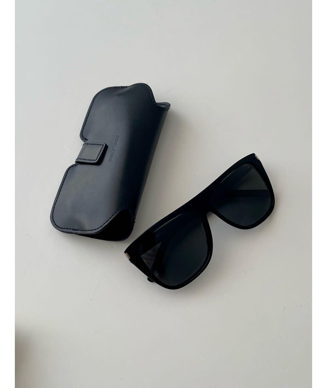 SAINT LAURENT Черные солнцезащитные очки, фото 4