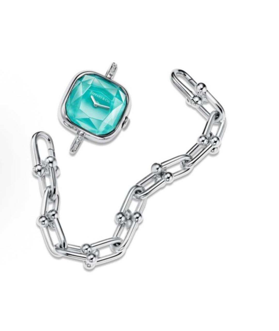 TIFFANY&CO Серебряные стальные часы, фото 3