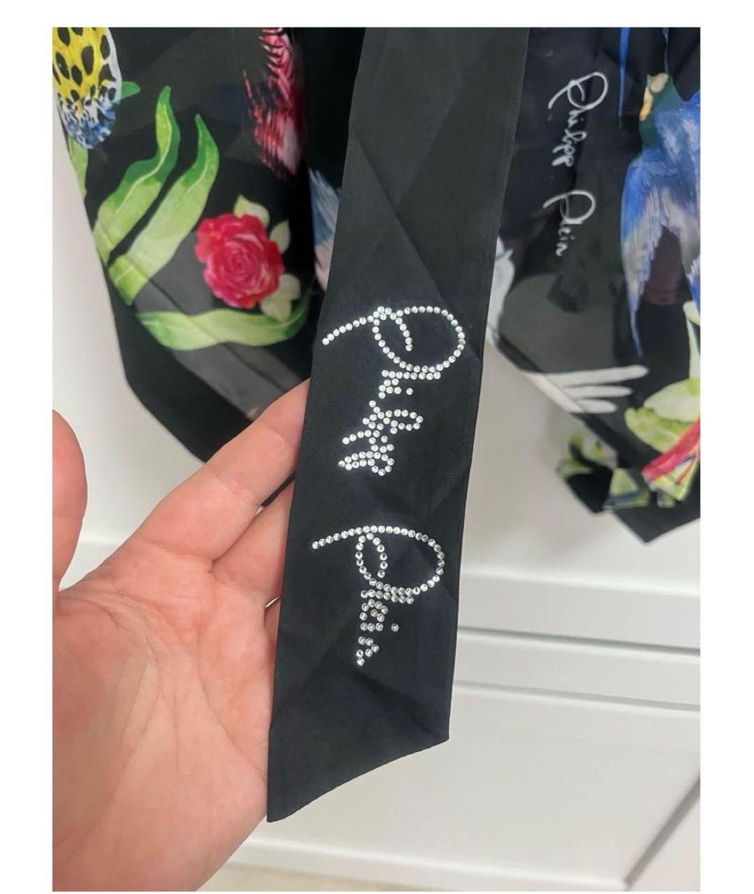 PHILIPP PLEIN Мульти полиэстеровая туника, фото 4