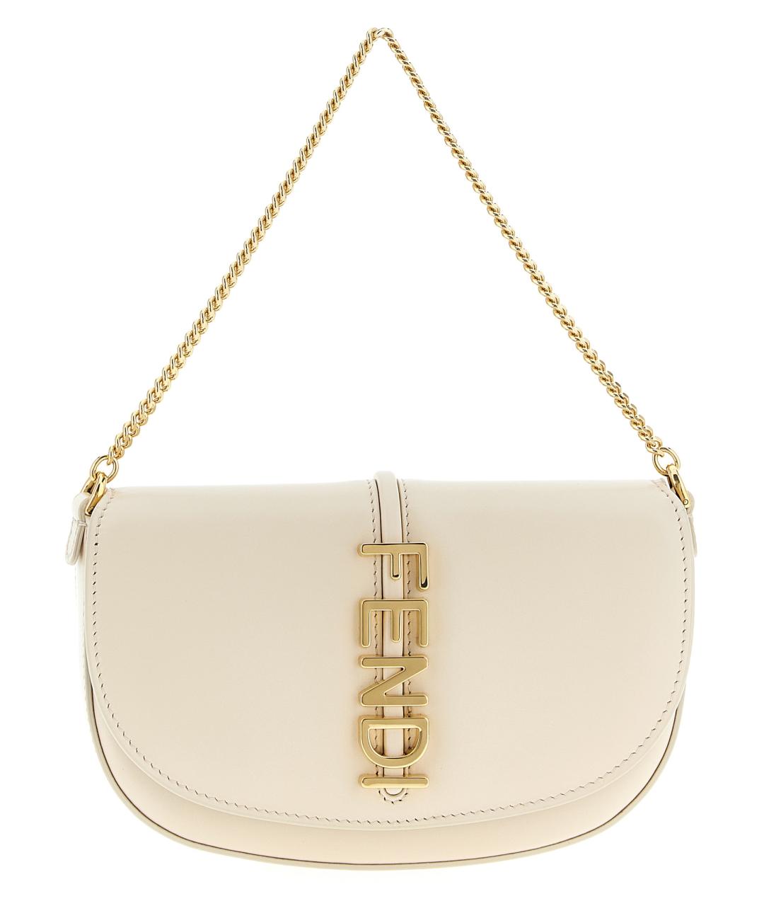 FENDI Бежевый кожаный кошелек, фото 1