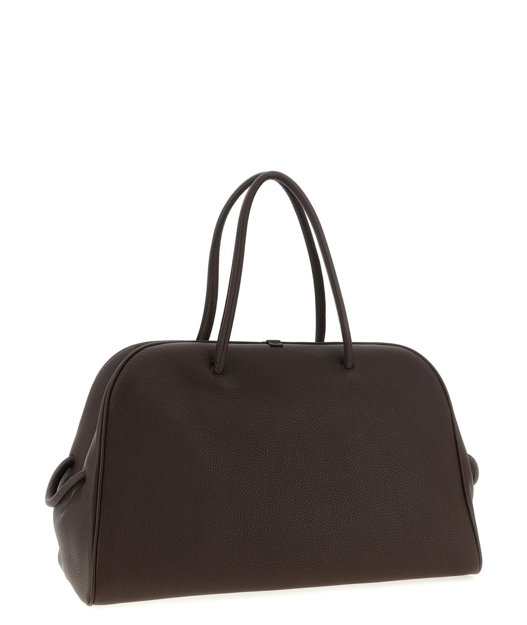 JACQUEMUS Коричневая кожаная сумка через плечо, фото 2