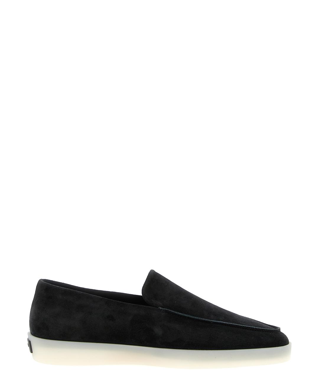 FEAR OF GOD Черные кожаные лоферы, фото 1