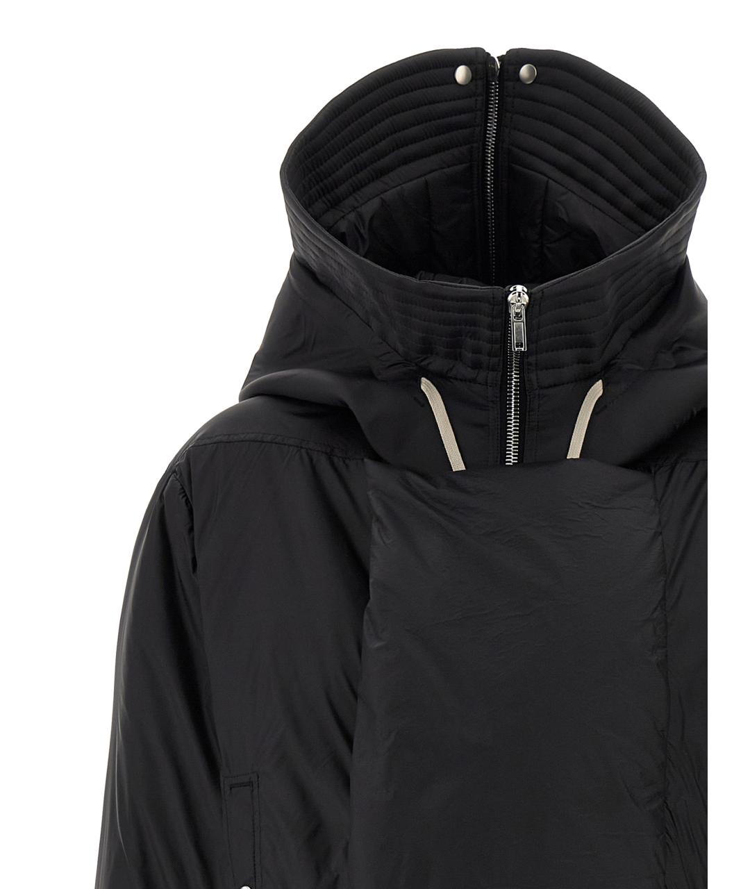 RICK OWENS DRKSHDW Черная полиамидовая парка, фото 3
