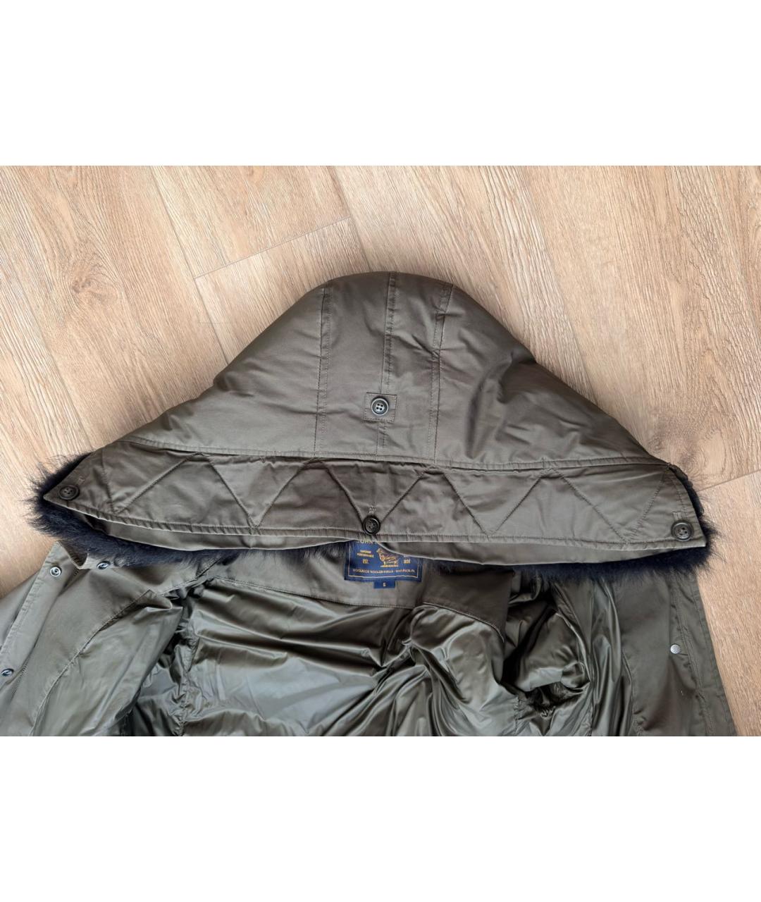 WOOLRICH Хаки хлопковая парка, фото 6