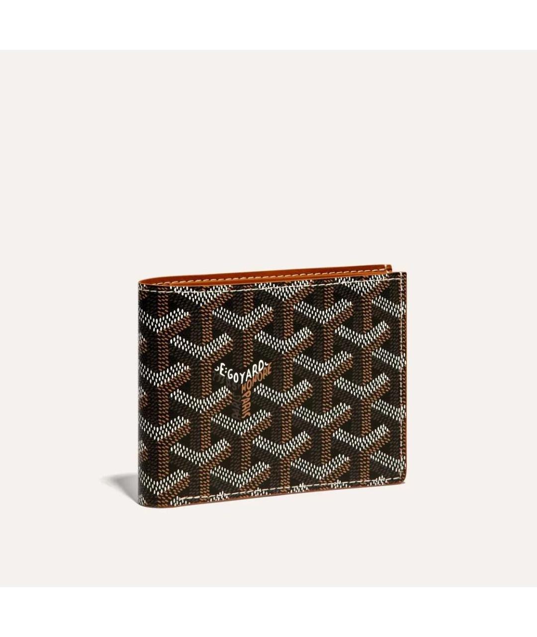 GOYARD Черный кожаный кошелек, фото 9