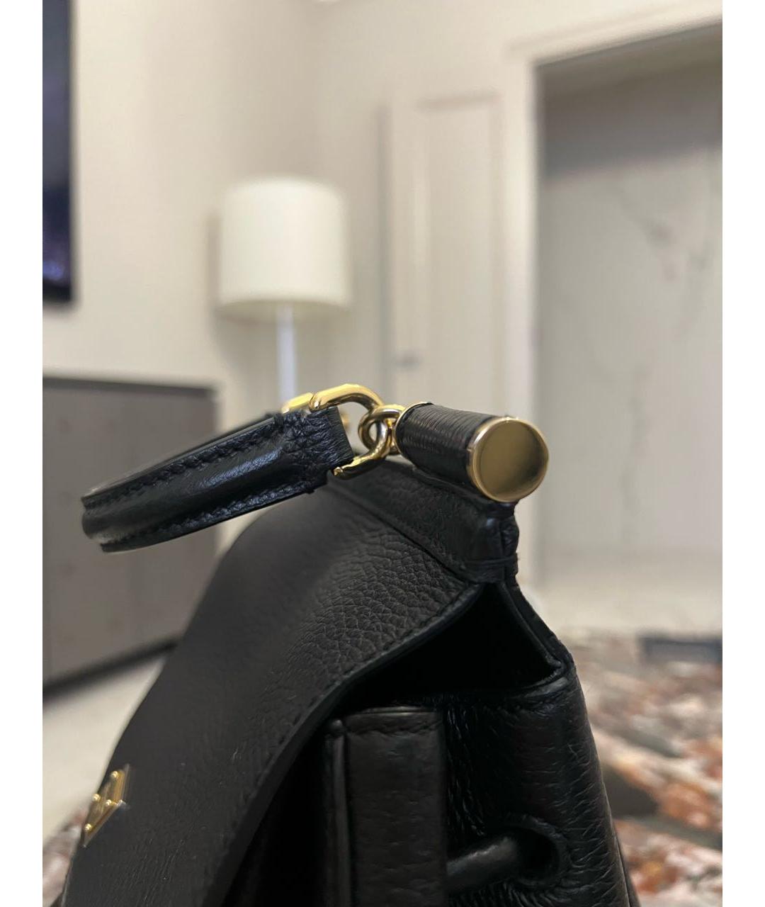 DOLCE&GABBANA Черный кожаный рюкзак, фото 6