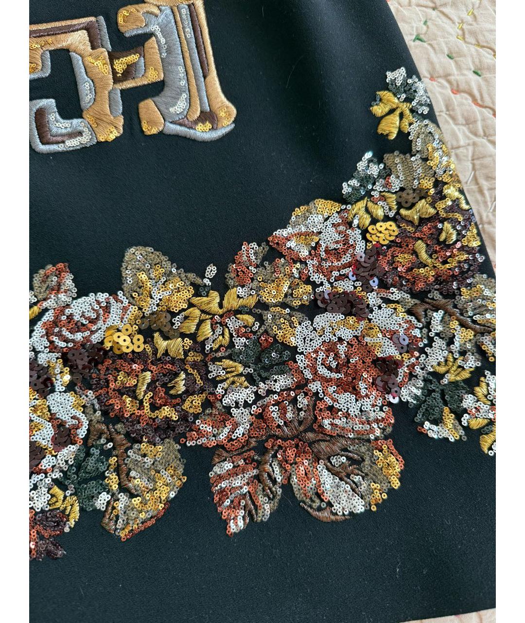 DOLCE&GABBANA Черное вискозное коктейльное платье, фото 2