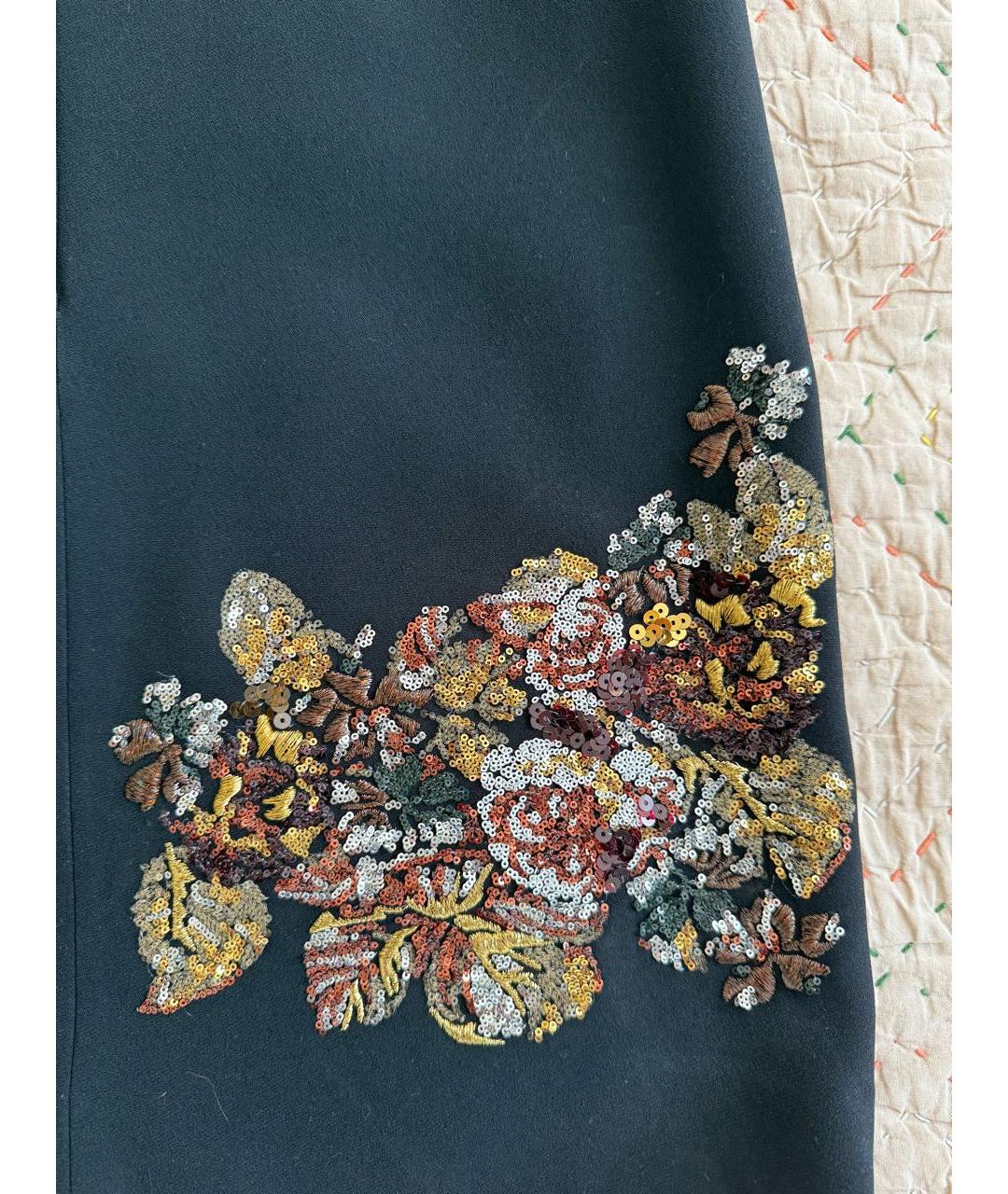 DOLCE&GABBANA Черное вискозное коктейльное платье, фото 6