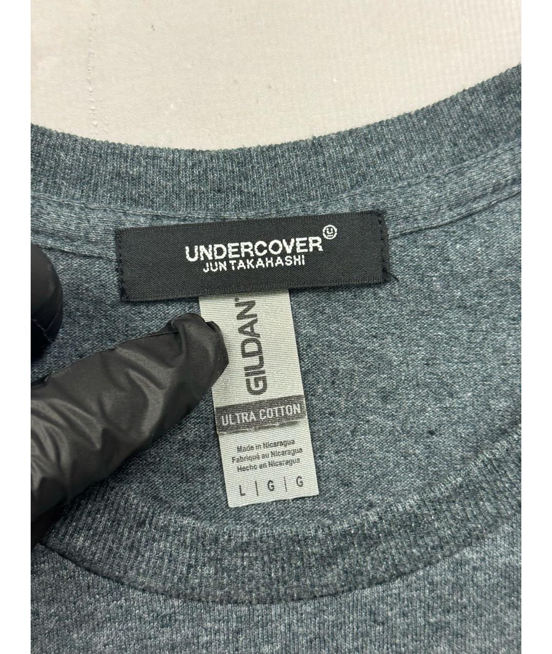 UNDERCOVER Серая хлопковая футболка, фото 6