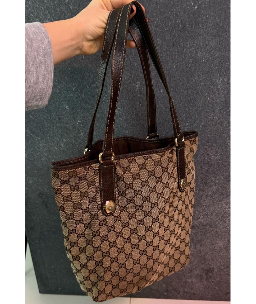 GUCCI Бежевая сумка тоут, фото 2