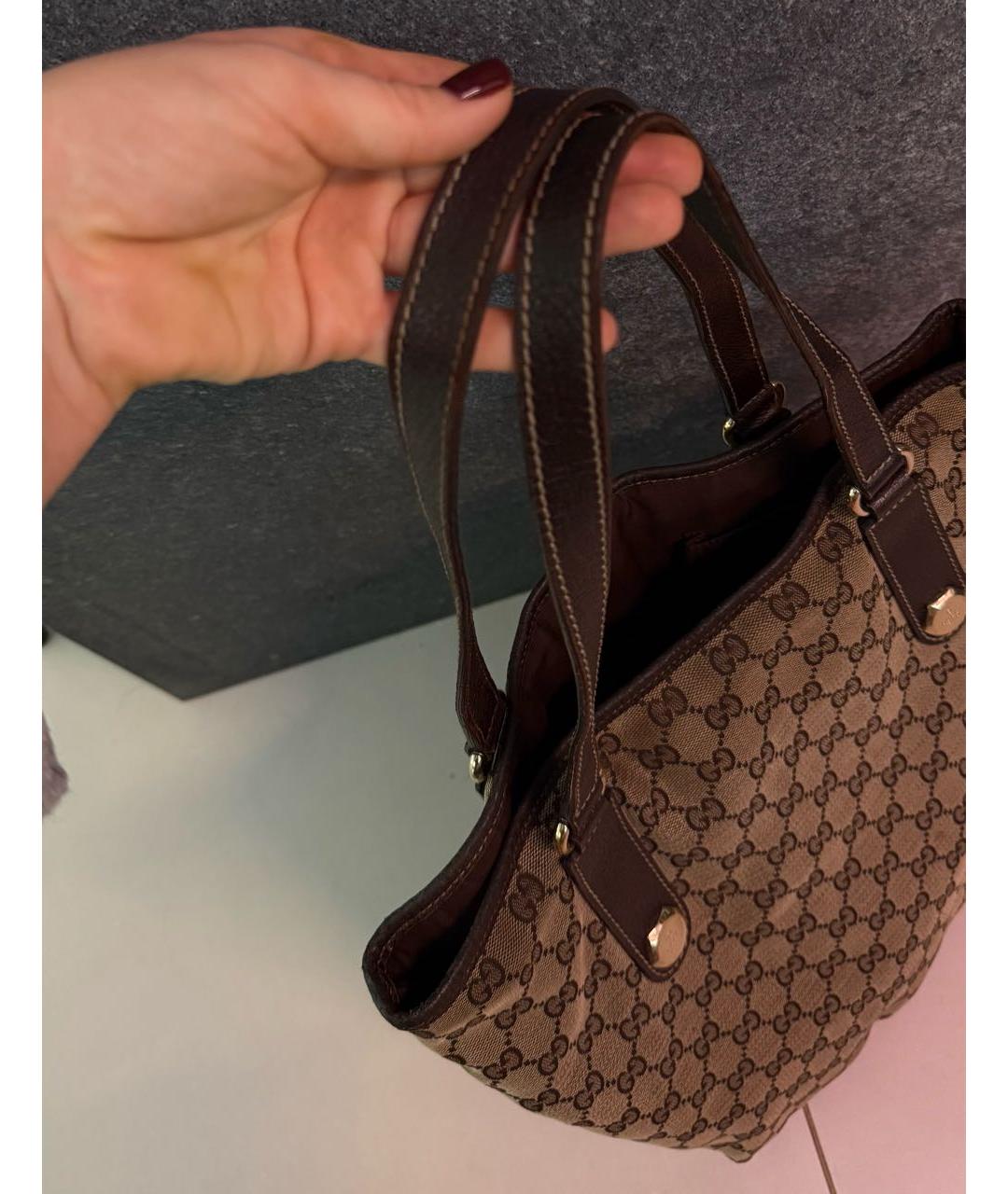 GUCCI Бежевая сумка тоут, фото 4