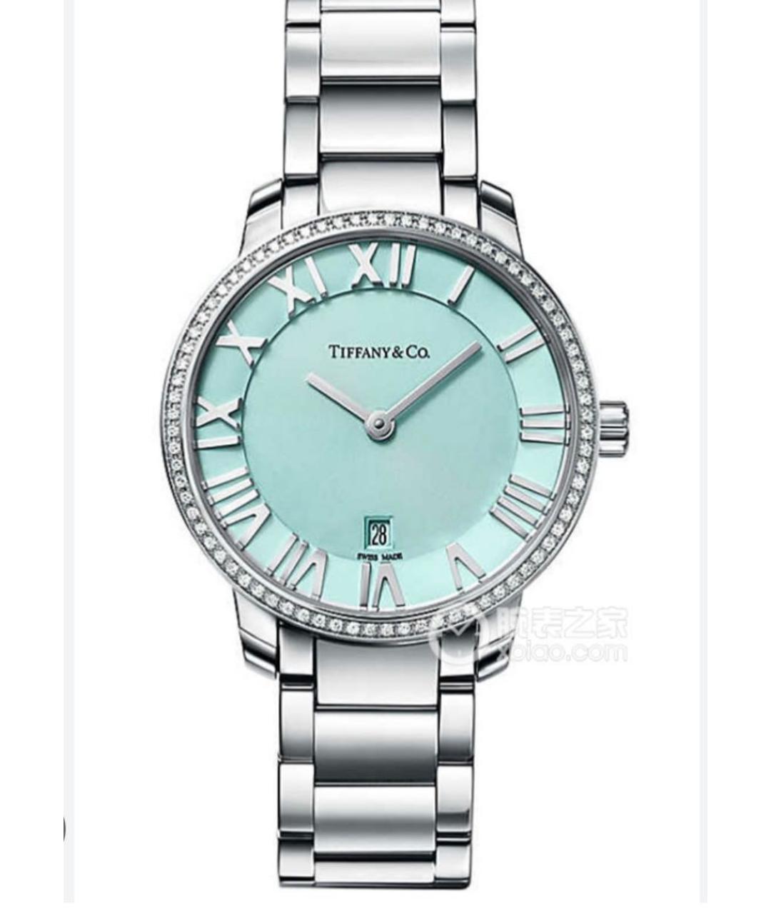 TIFFANY&CO Бирюзовые металлические часы, фото 7