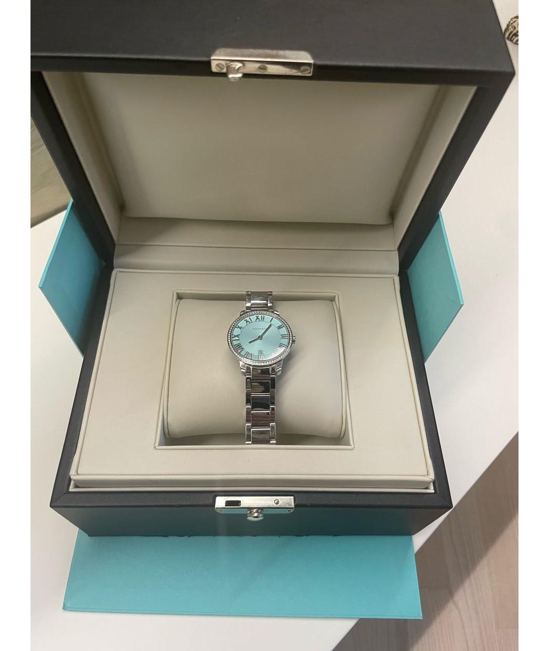 TIFFANY&CO Бирюзовые металлические часы, фото 4