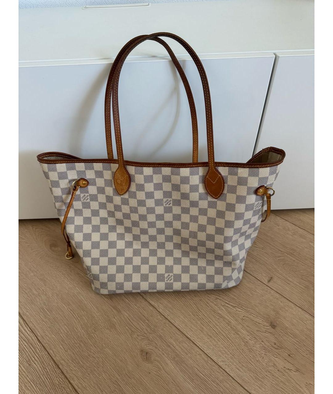 LOUIS VUITTON Белая пляжная сумка, фото 9