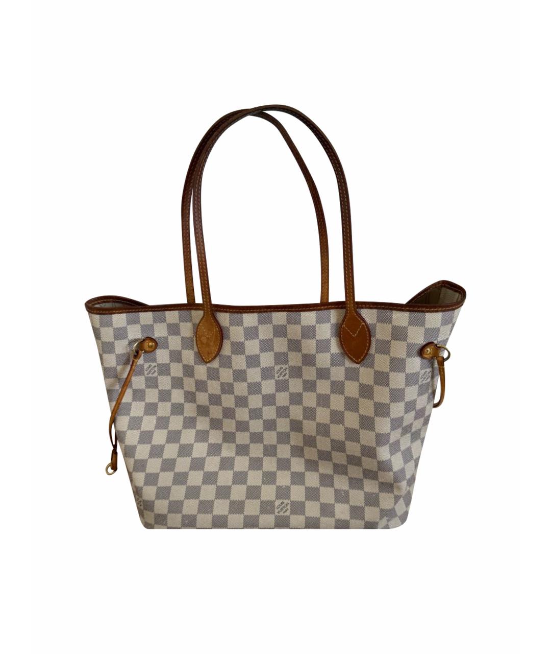 LOUIS VUITTON Белая пляжная сумка, фото 1