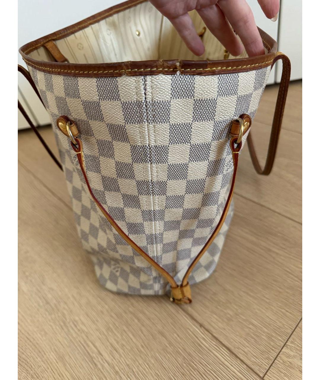 LOUIS VUITTON Белая пляжная сумка, фото 8