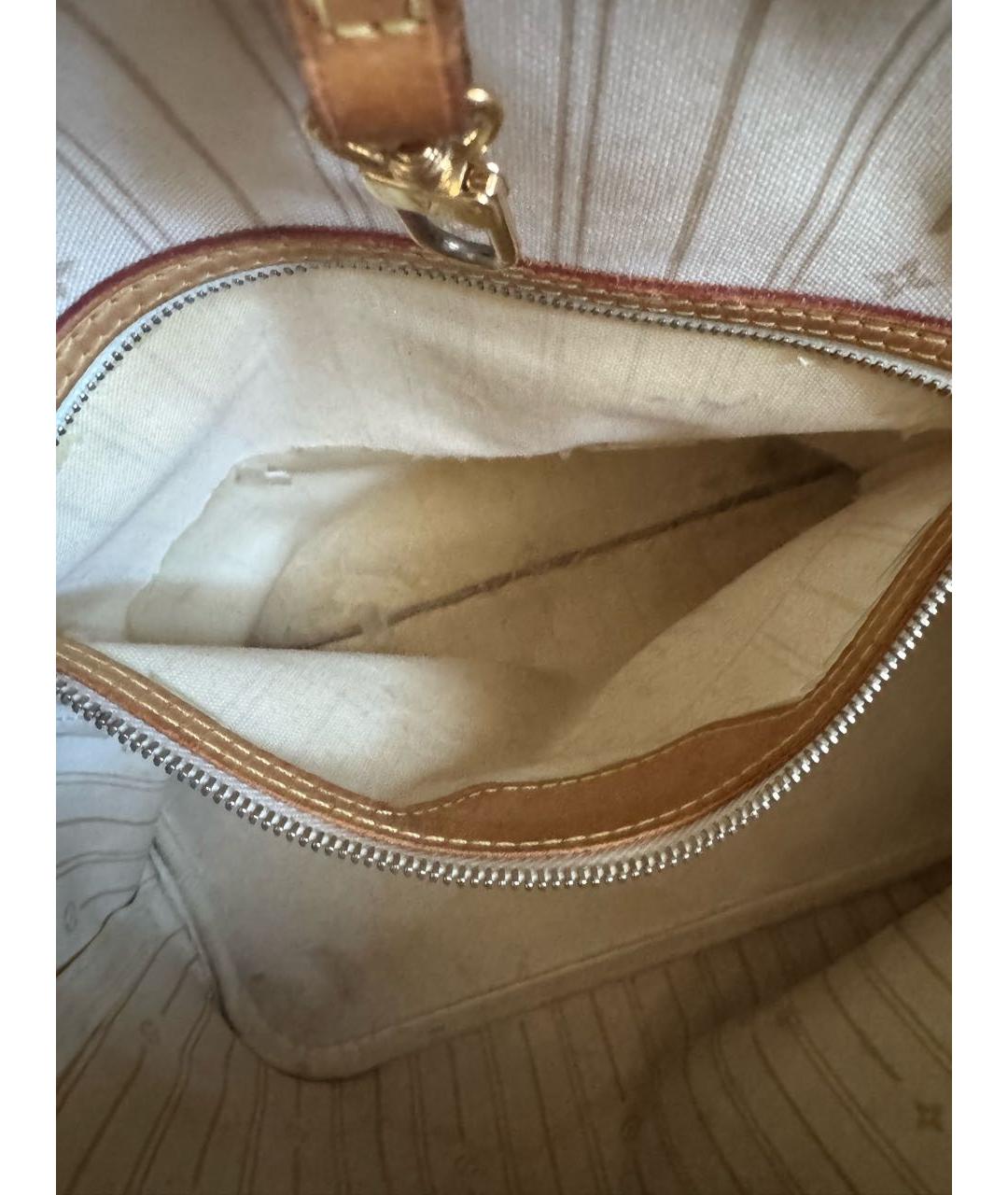 LOUIS VUITTON Белая пляжная сумка, фото 5
