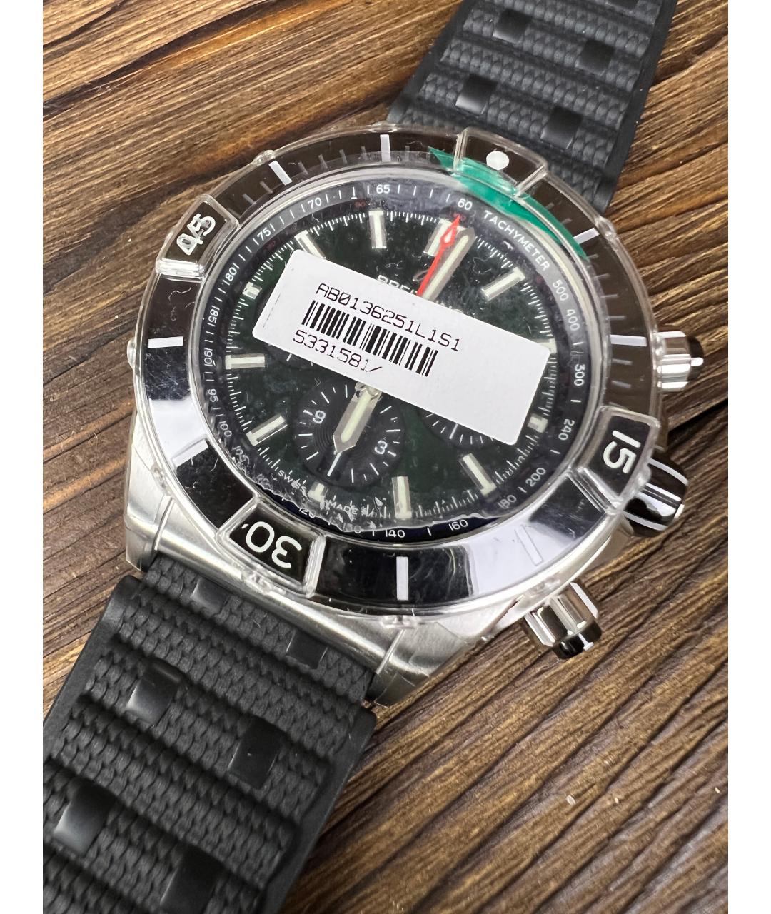 BREITLING Зеленые часы, фото 3