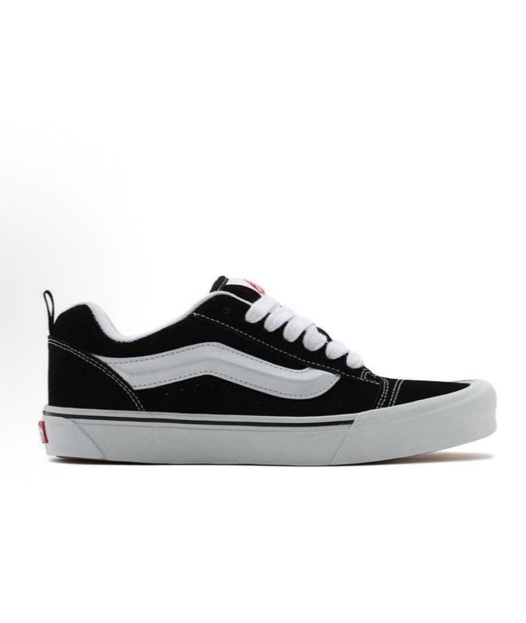 VANS Черные текстильные низкие кроссовки / кеды, фото 5