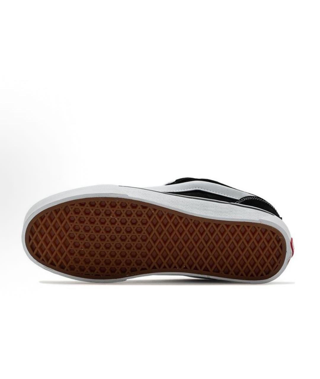 VANS Черные текстильные низкие кроссовки / кеды, фото 4