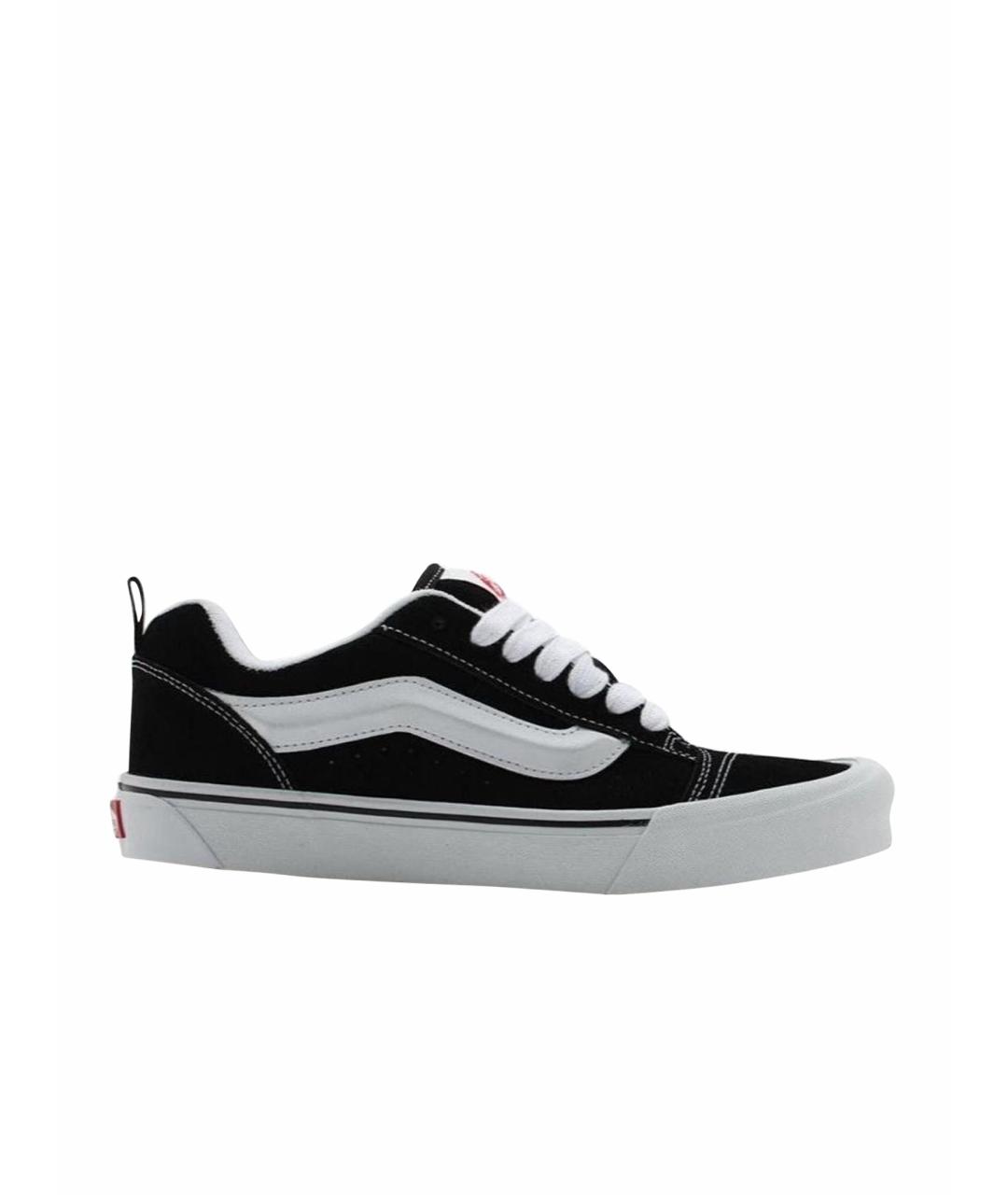 VANS Черные текстильные низкие кроссовки / кеды, фото 1