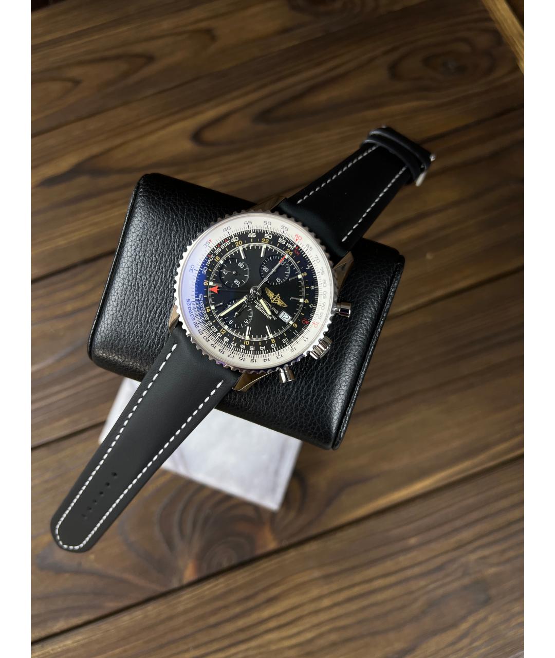 BREITLING Черные часы, фото 3