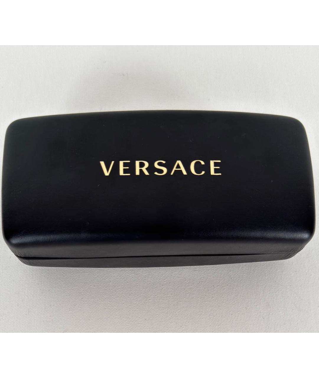 VERSACE Бежевые металлические солнцезащитные очки, фото 4