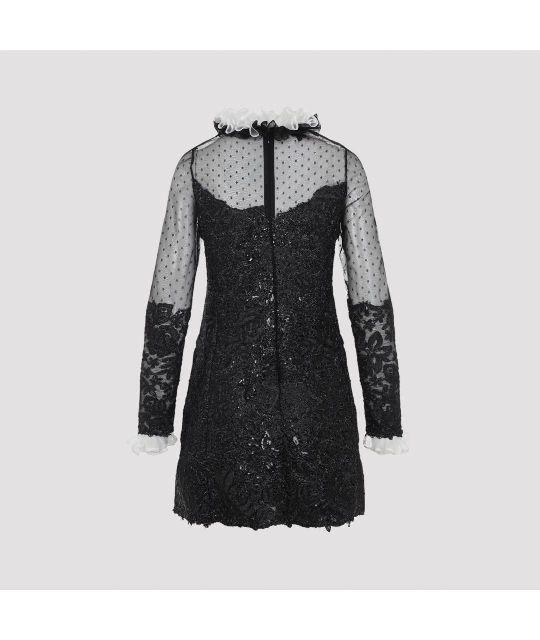 GIAMBATTISTA VALLI Черное полиэстеровое вечернее платье, фото 2