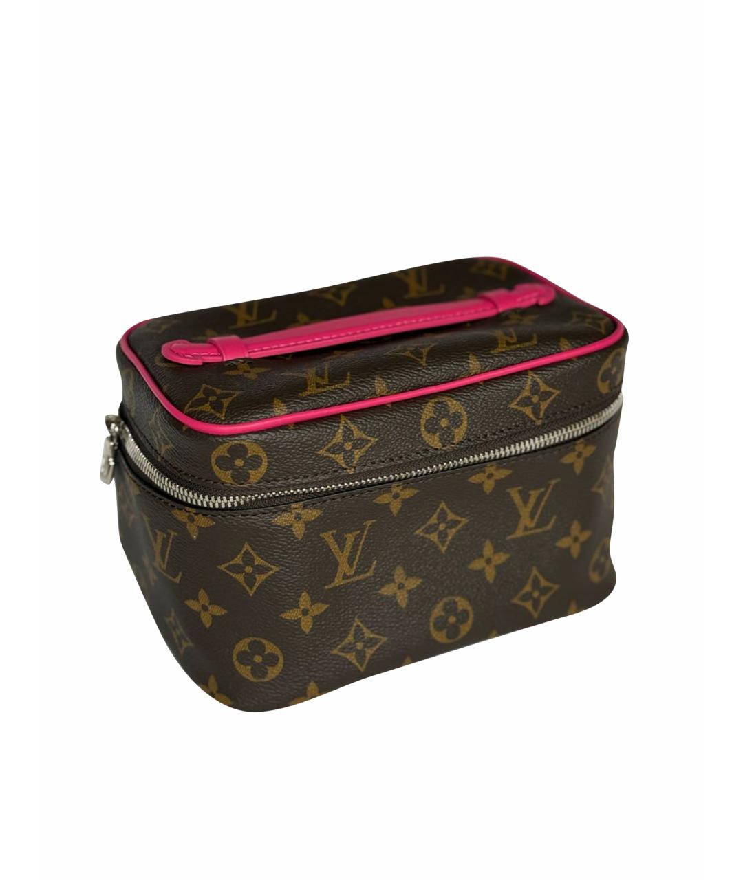 LOUIS VUITTON Коричневая косметичка из искусственной кожи, фото 1