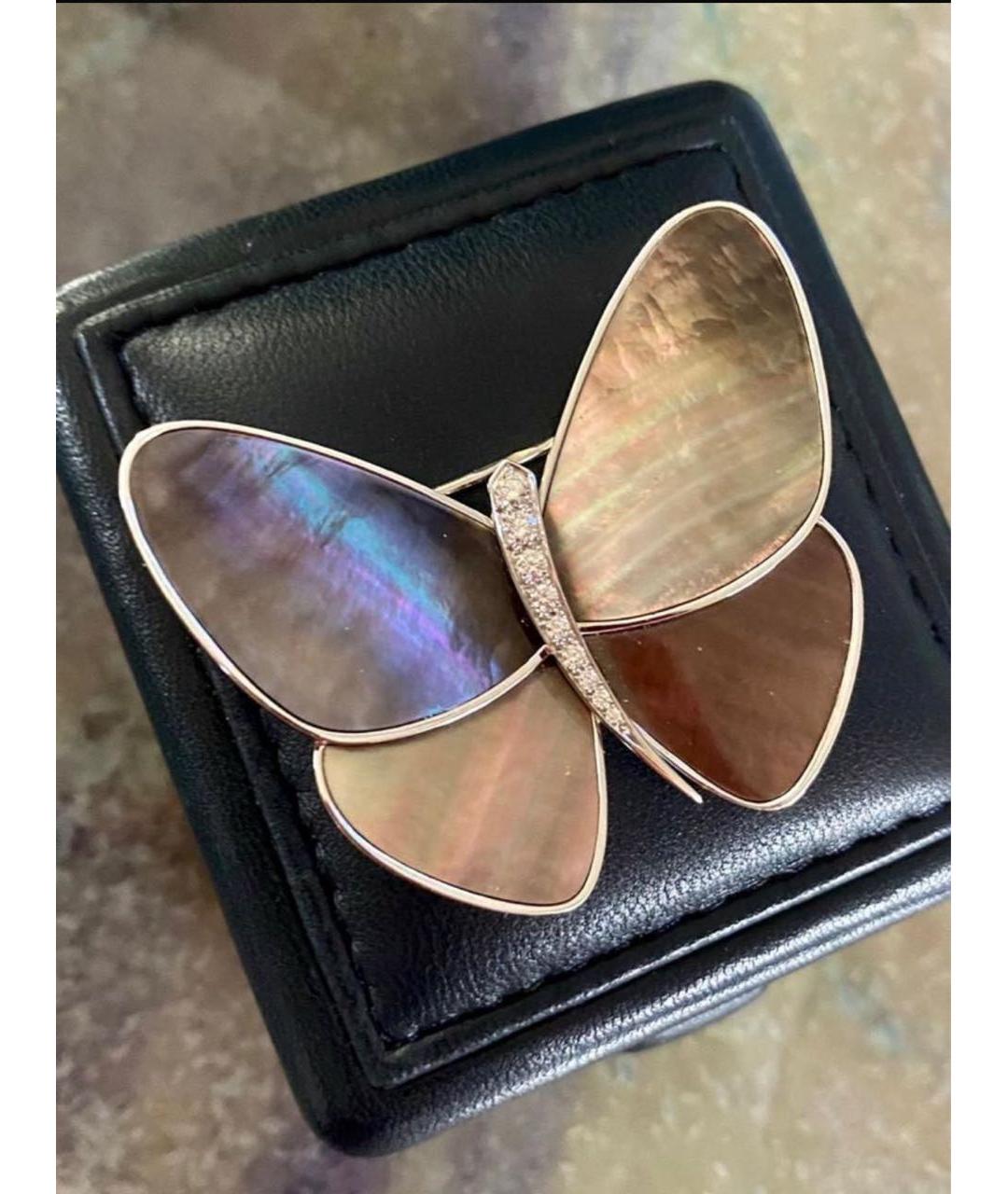 VAN CLEEF & ARPELS Белая брошь из белого золота, фото 2