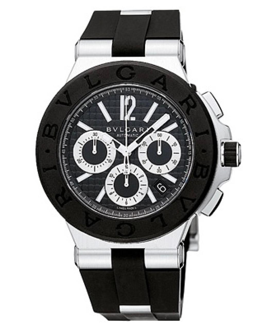 BVLGARI Черные часы, фото 1
