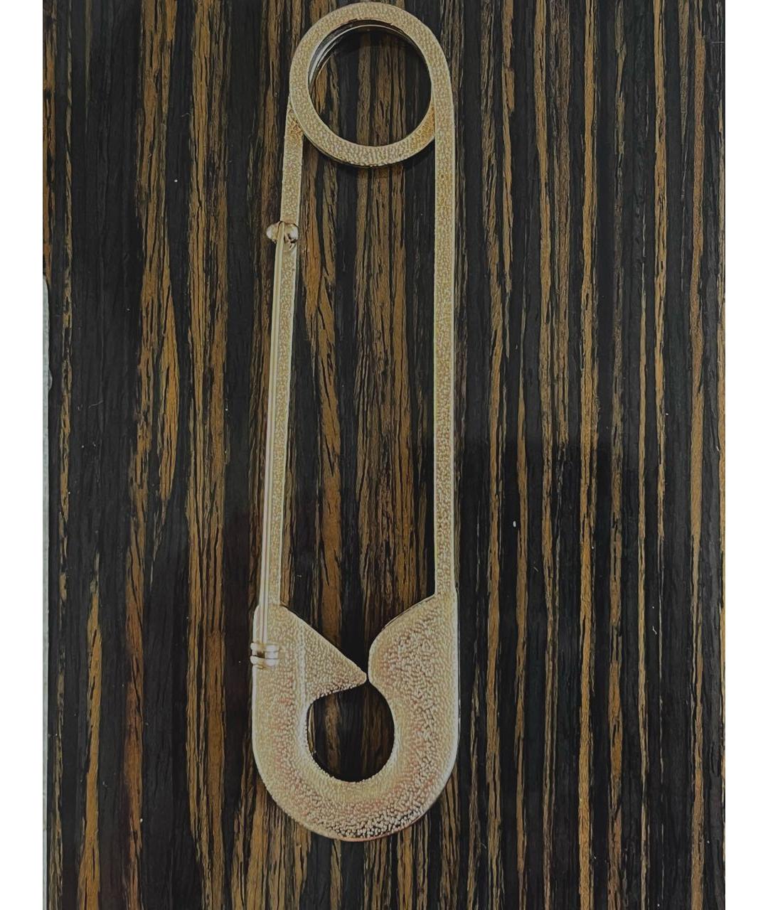 CHANEL Золотая металлическая булавка / брошь, фото 4