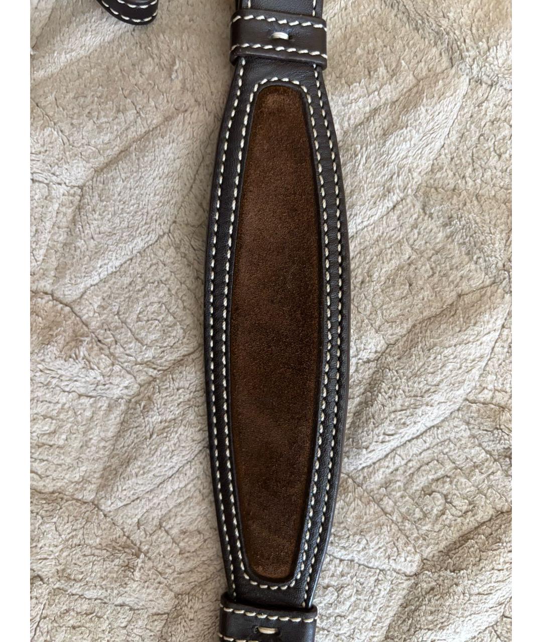 COACH Коричневая замшевая сумка через плечо, фото 6