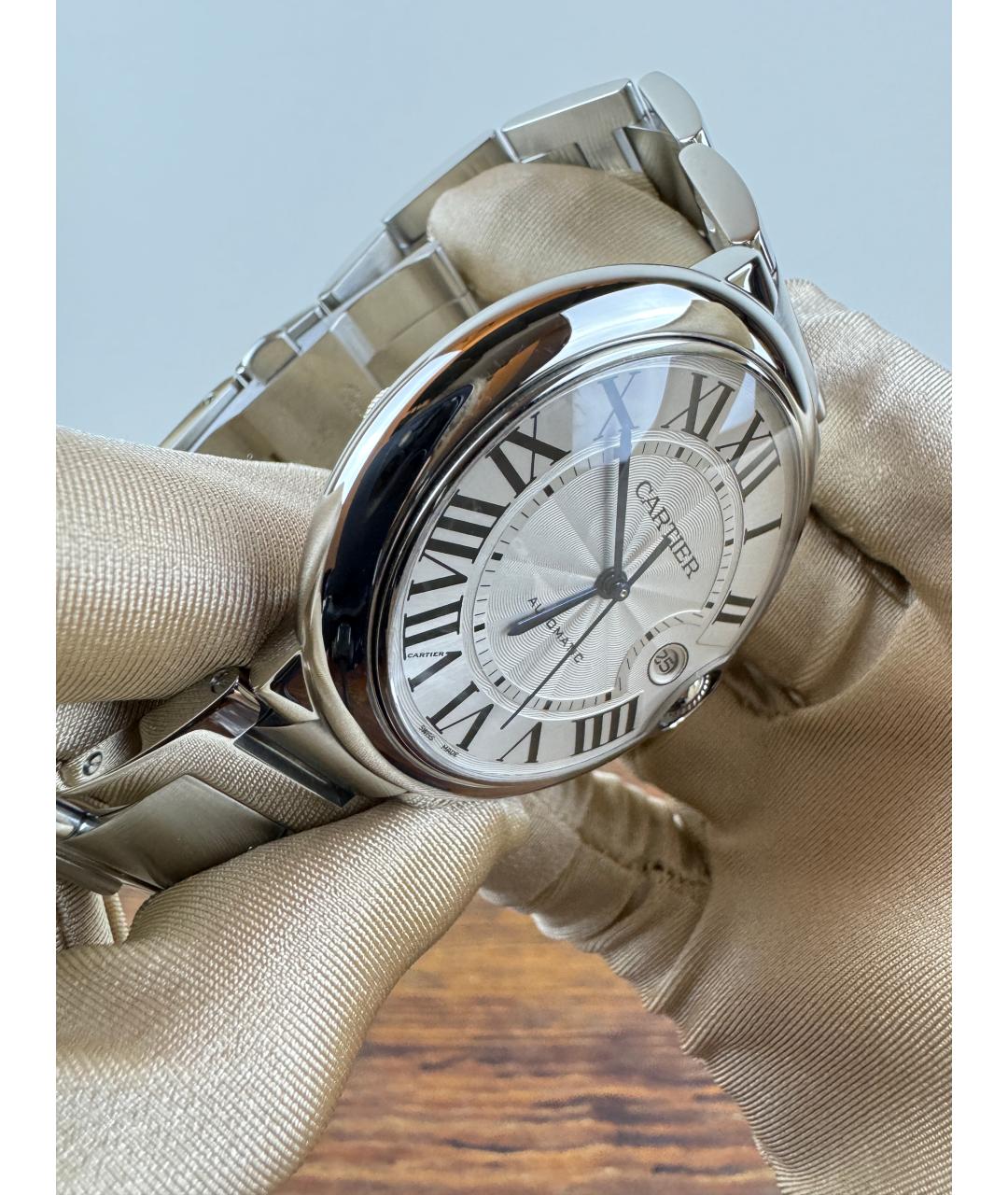CARTIER Серые часы, фото 5