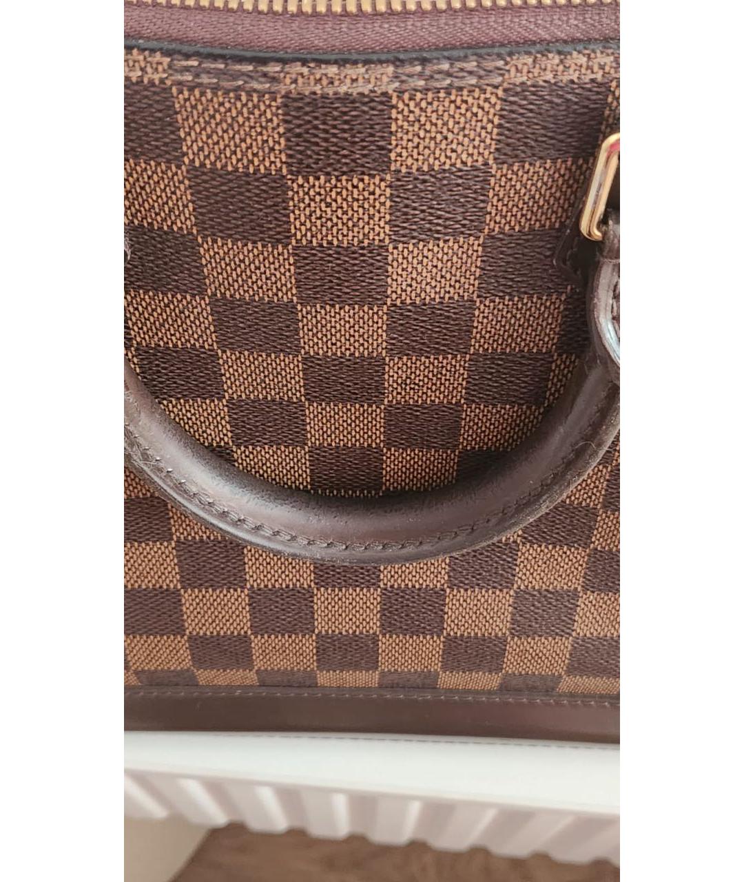 LOUIS VUITTON Коричневая сумка с короткими ручками, фото 6