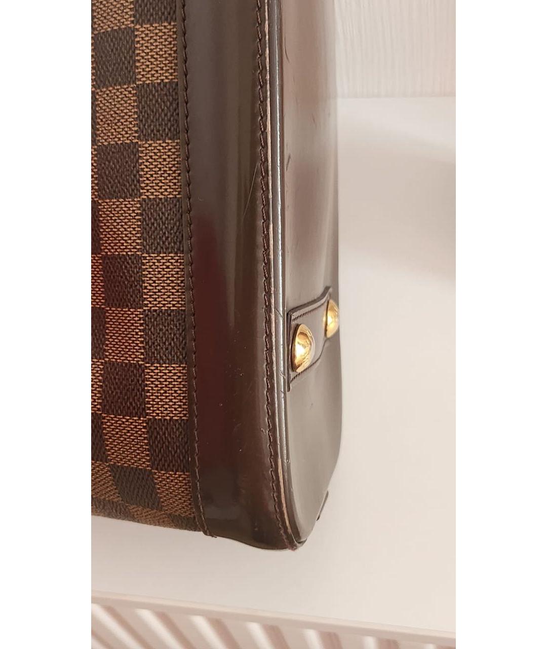 LOUIS VUITTON Коричневая сумка с короткими ручками, фото 5