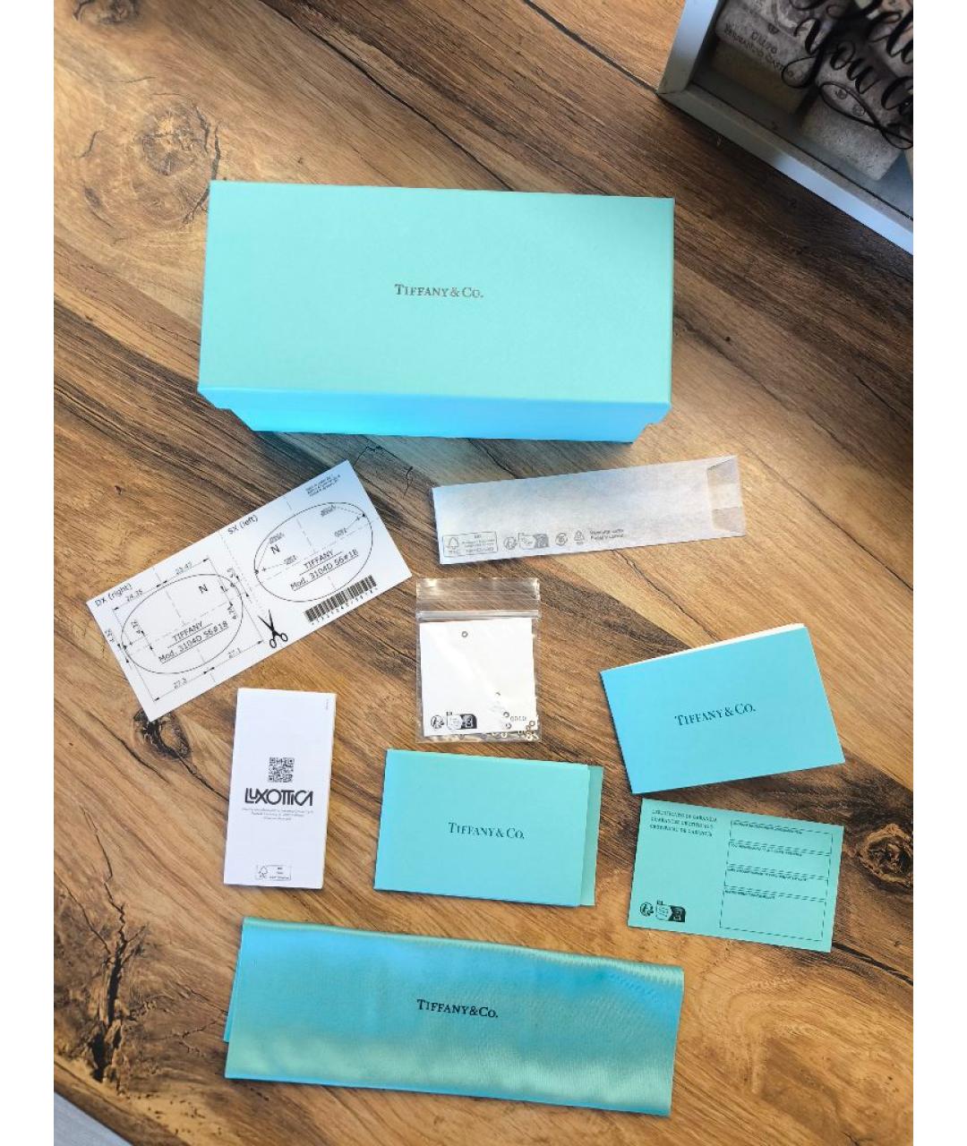 TIFFANY&CO Пластиковые солнцезащитные очки, фото 5